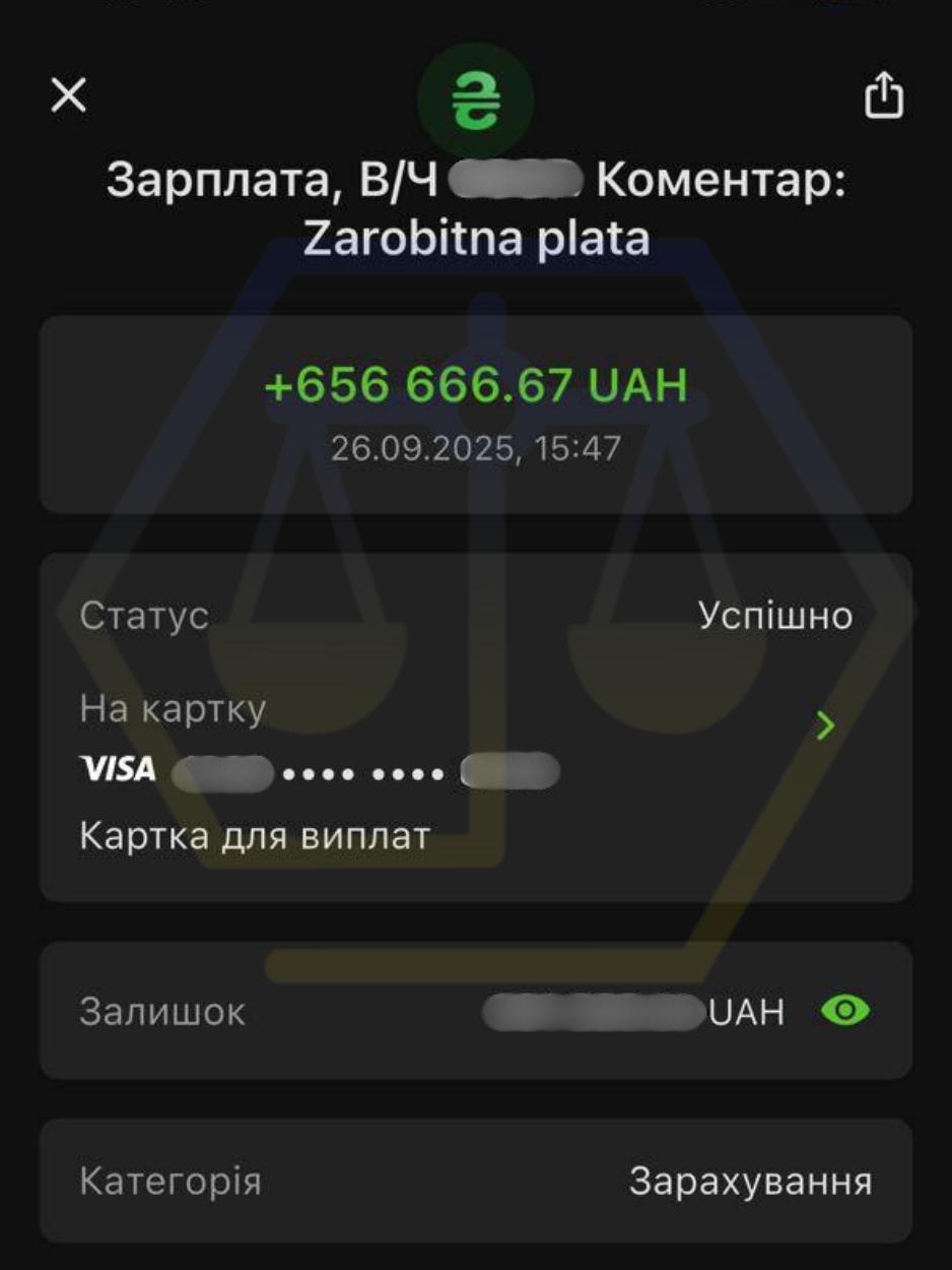ДОБИЛИСЬ ВИПЛАТИ ПО КОНТРАКТУ 18–24 У РОЗМІРІ 656 666 ГРН