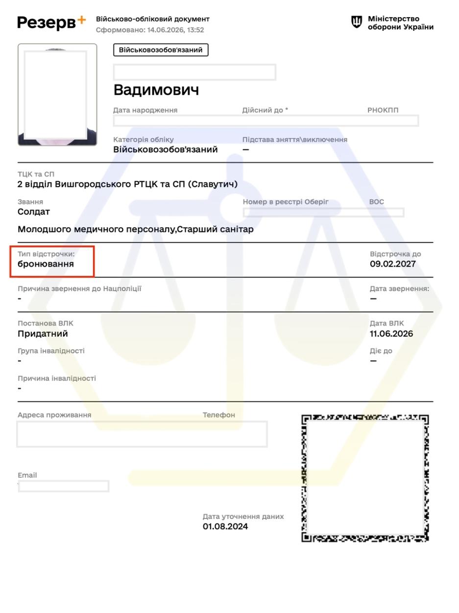 ЗНЯЛИ З РОЗШУКУ ТА ОФОРМИЛИ БРОНЮВАННЯ НА КРИТИЧНО ВАЖЛИВОМУ ПІДПРИЄМСТВІ
